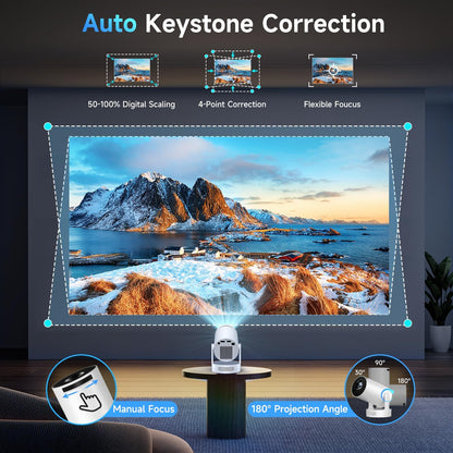 PocketVue - Premium 4K Smart Projector